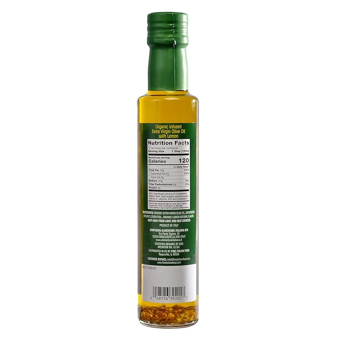 Aceite de Oliva Extra Virgen con Limón Olidi 8.5 fl oz miniatura 2
