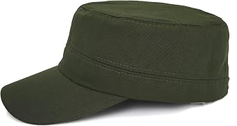 Unisex Flat Top Army Cap Adjustable Daily Sports Hiking Hat