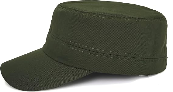 Unisex Flat Top Army Cap Adjustable Daily Sports Hiking Hat