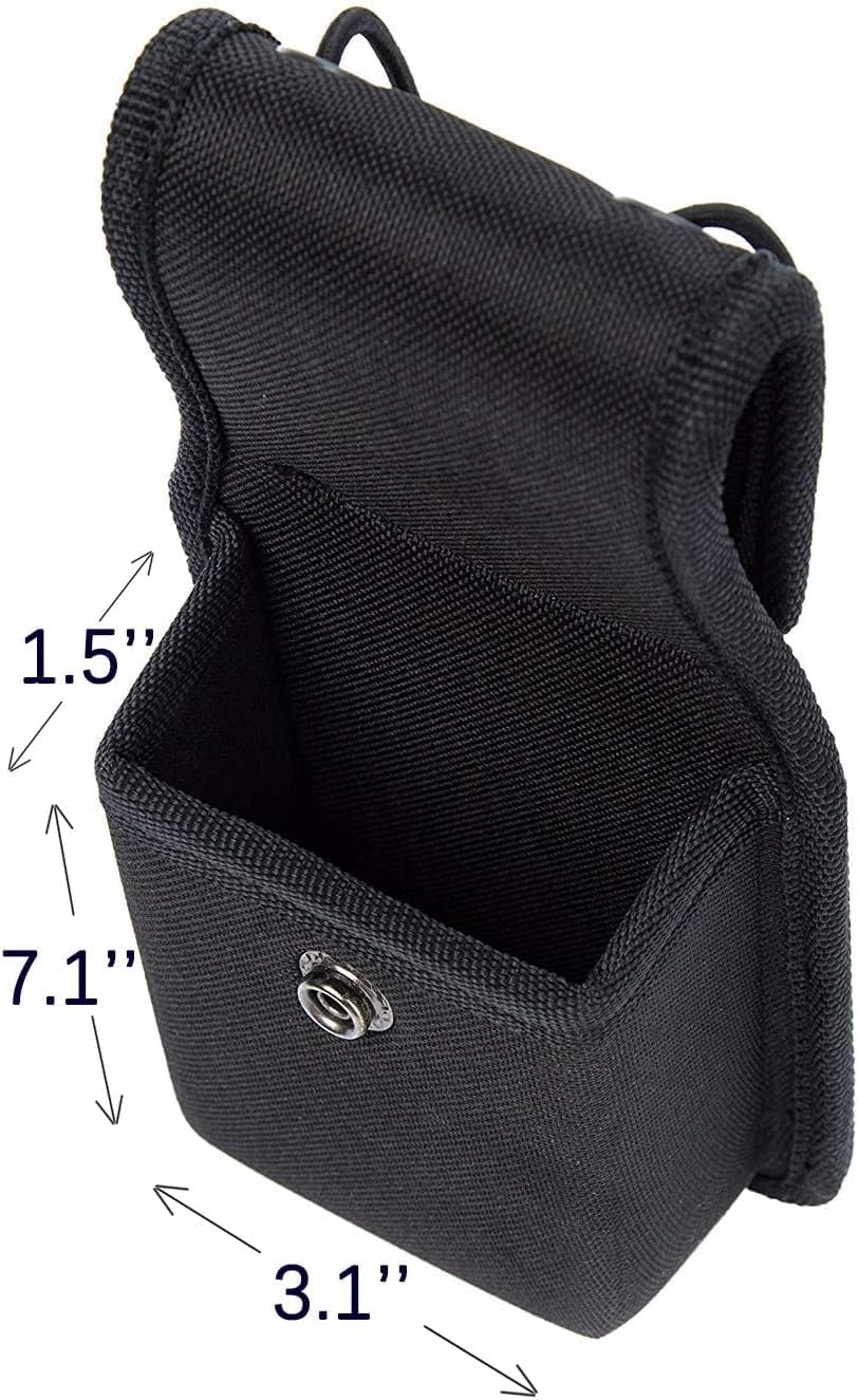 LUITON Universal Radio Case Two Way Radio Holder Universal Pouch for Walkie Talkies Nylon Holster Accessories for MOTOROLA MT500, MT1000, MTS2000 and Similar Models(4pack)
