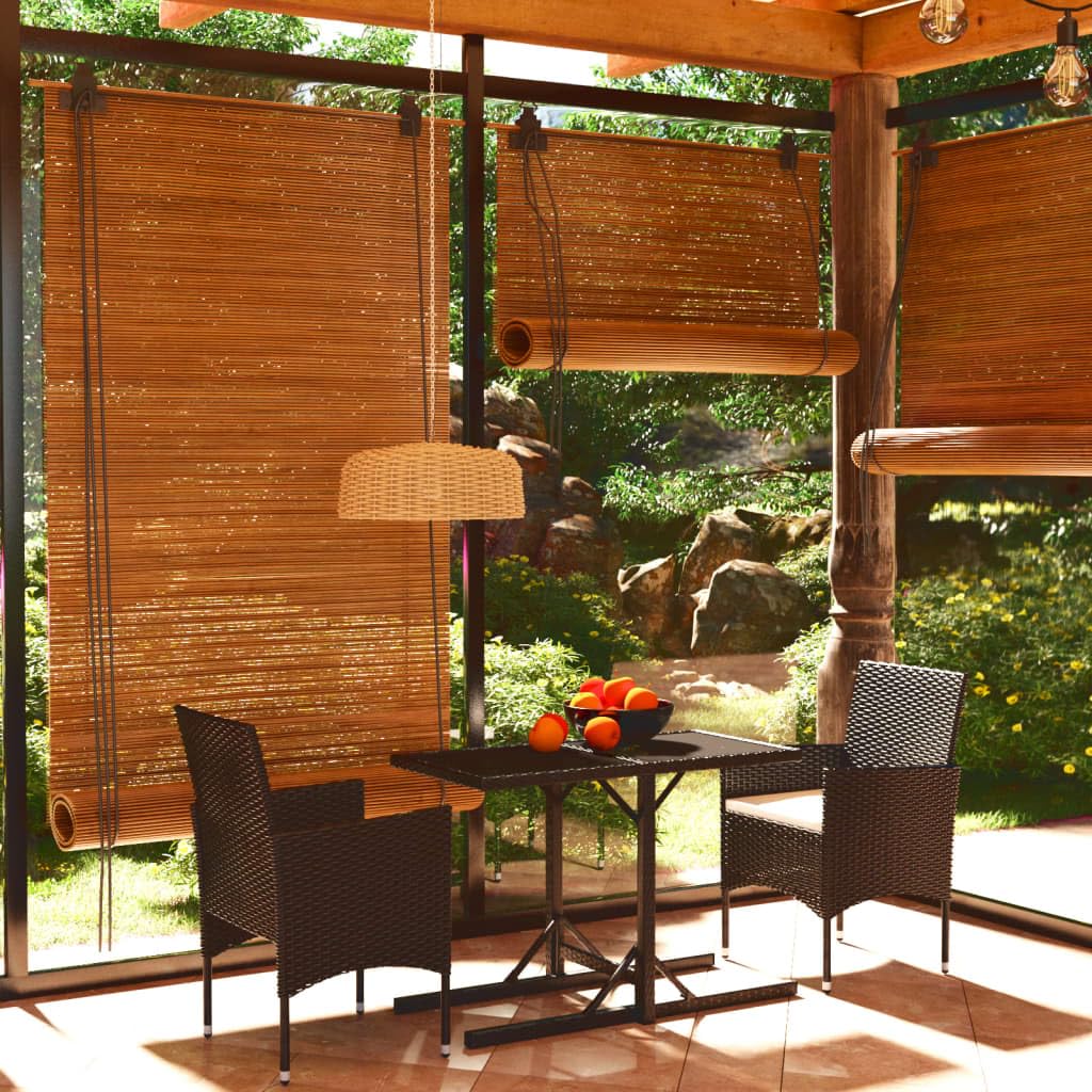 Gartenlounge Biertischgarnitur Terrassenmöbel 3-TLG. Garten-Essgruppe Schwarz