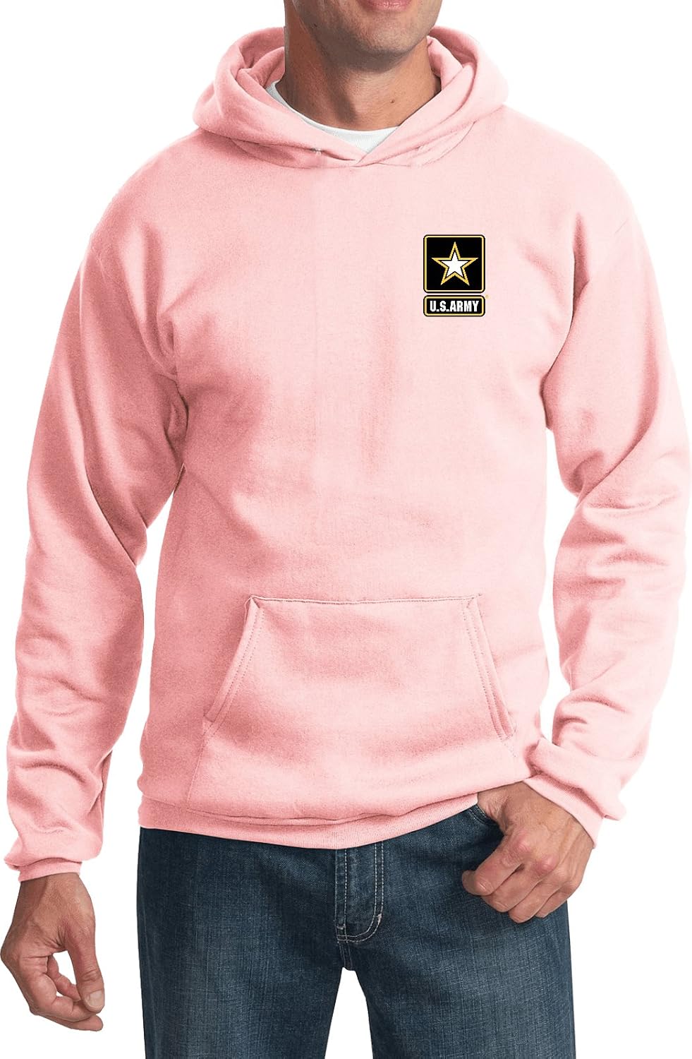 Buy Cool Shirts Mens US Army Pocket Print Hoodie