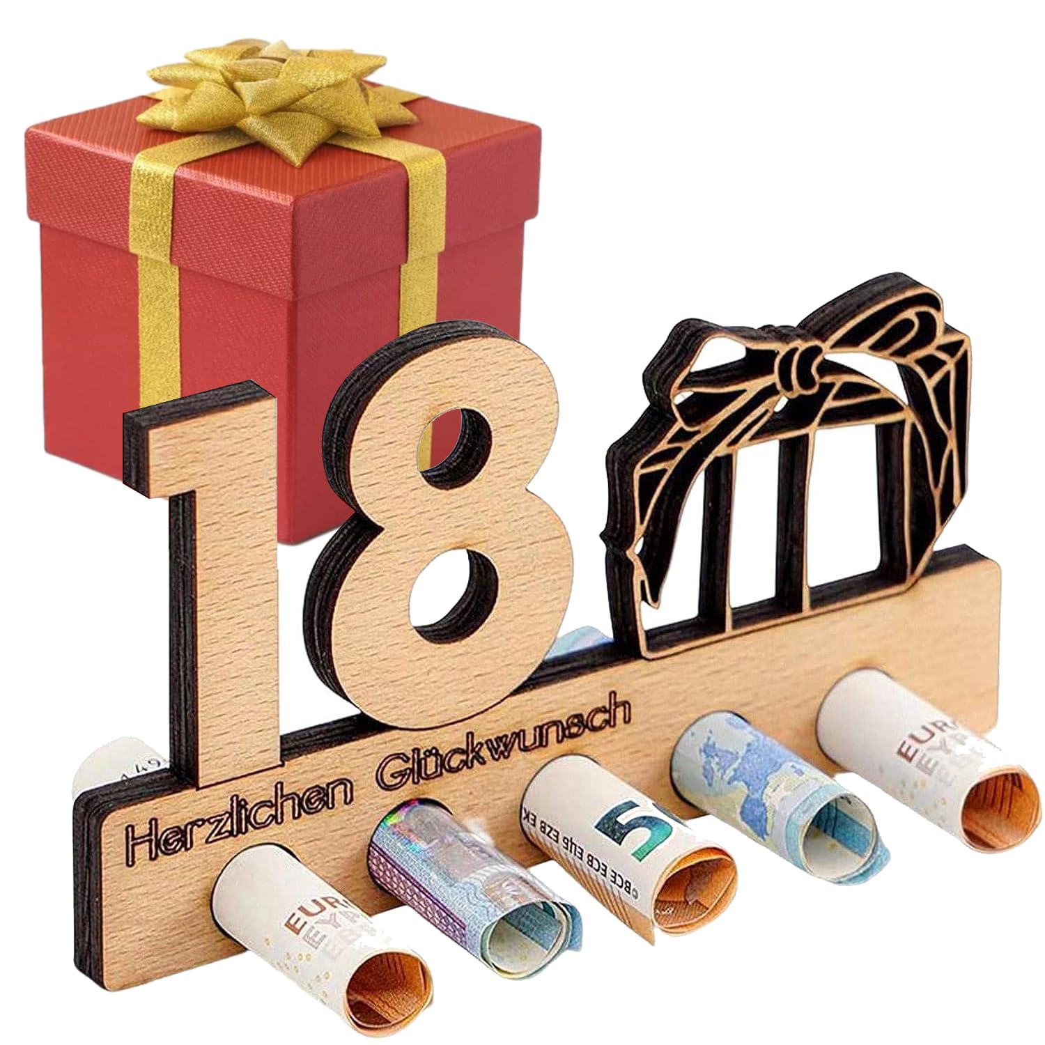 Idota Cadeau D'anniversaire Pour Femme Et Homme - Panneau En Bois - Décoration Pour 20e Anniversaire - Avec Guirlandes Lumineuses LED - Cadeau