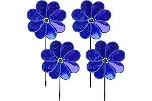 Gorgeous Dark Blue Garden Pinwheels for Enchanting Outdoor Displays