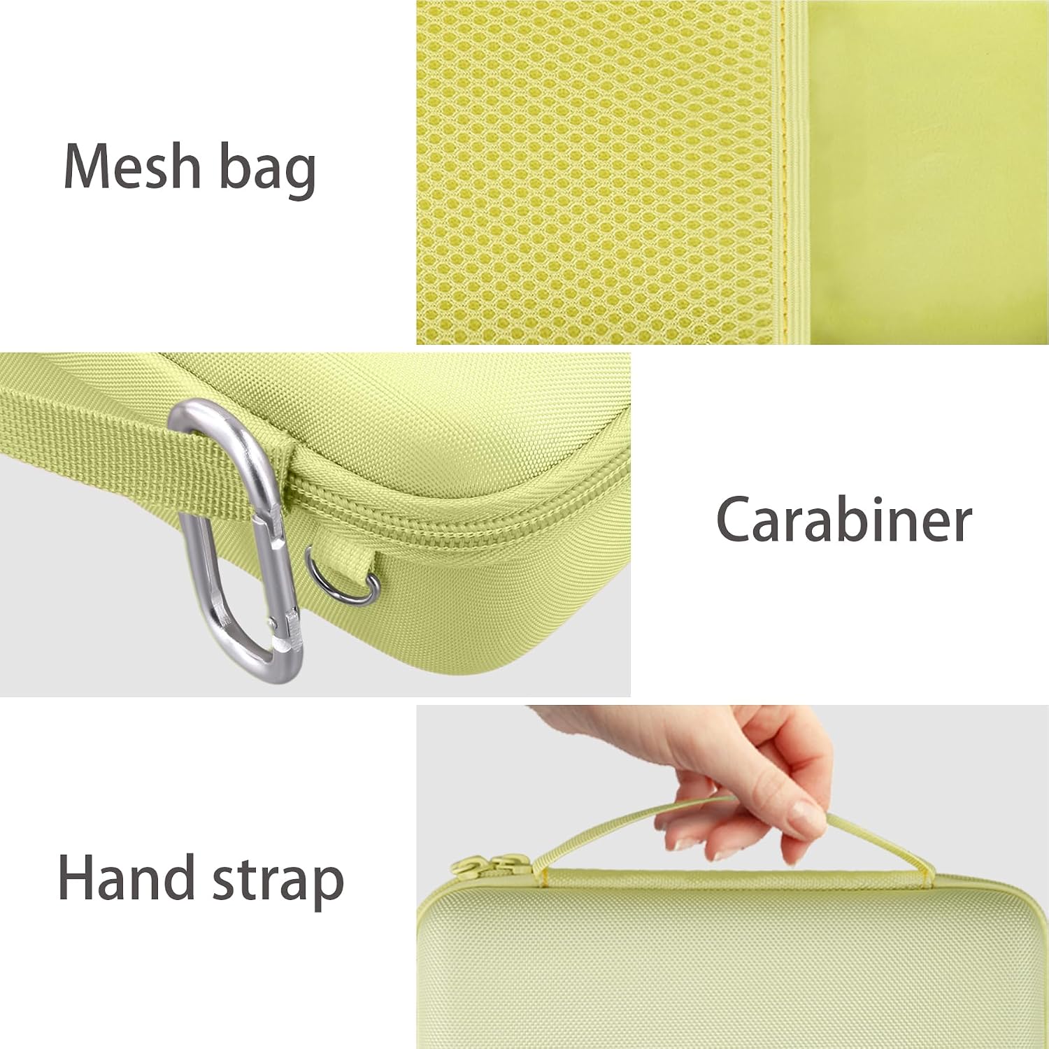 Citrus Yellow Hard Case for Bose SoundLink Flex 2nd Gen/SoundLink Flex and Red Adjustable Speaker Mount Bundle image 4