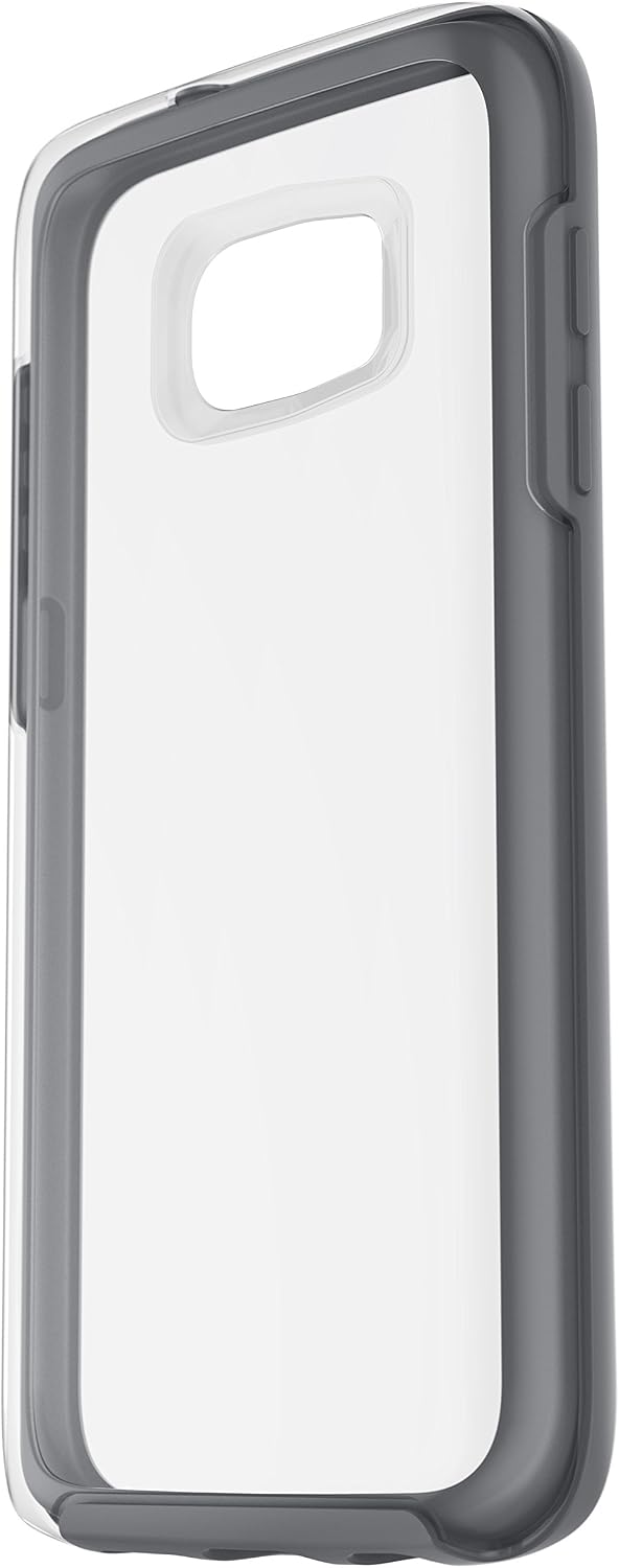 OTTERBOX Symmetry Clear Series Case for Samsung Galaxy S7 - Retail Packaging - Grey Crystal (Clear/Gunmetal Grey)