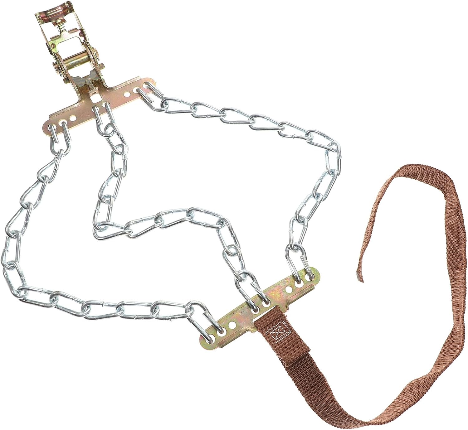 8pcs Snow Chains for Car Suv Wheels, Anti-skid Winter Tire Chains (235-265), Emergency Traction for Snow Ice Mud Surfaces Random Color