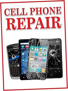 Cell Phone Repair | Full Color Window Display Sign Board for Business | 18w x 24h Inches