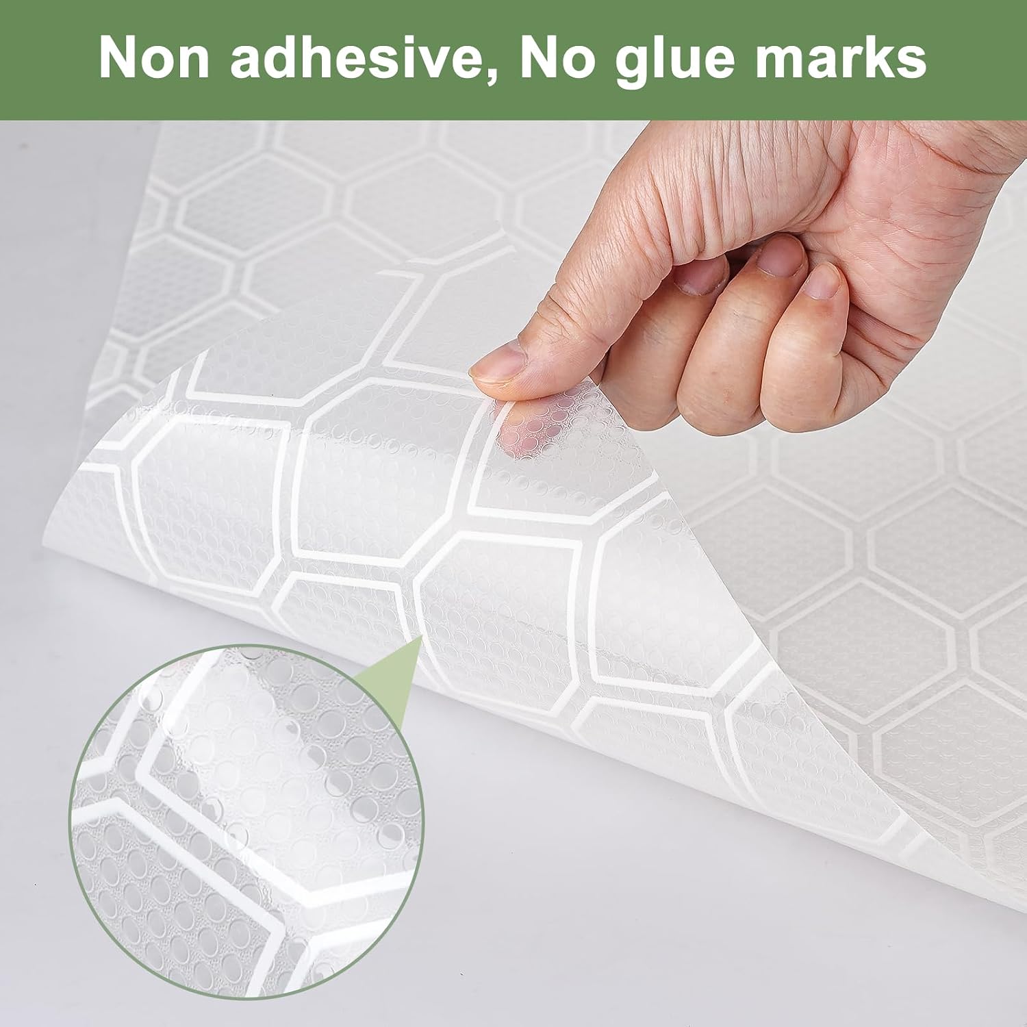 Shelf Liner, Refrigerator Shelves Mat, Drawer Liners for Kitchen Cabinets