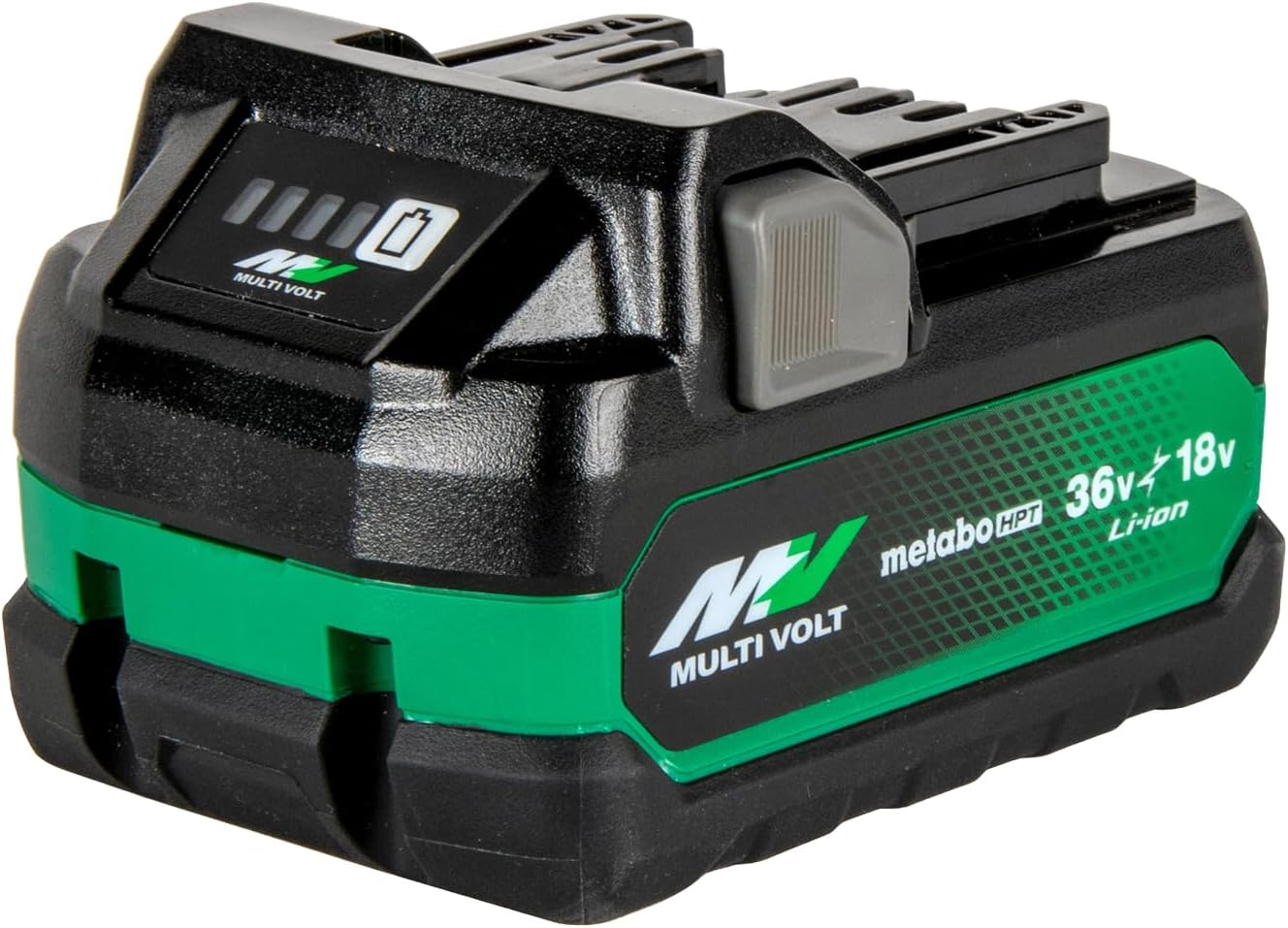 18V/36V MultiVolt Lithium Ion Battery, 5.0Ah/2.5Ah, Water & Impact Resistant, 4-Stage Fuel Gauge, Powers All 18V and 36V Tools, Lightweight Design, 2-Year Warranty, 380083M