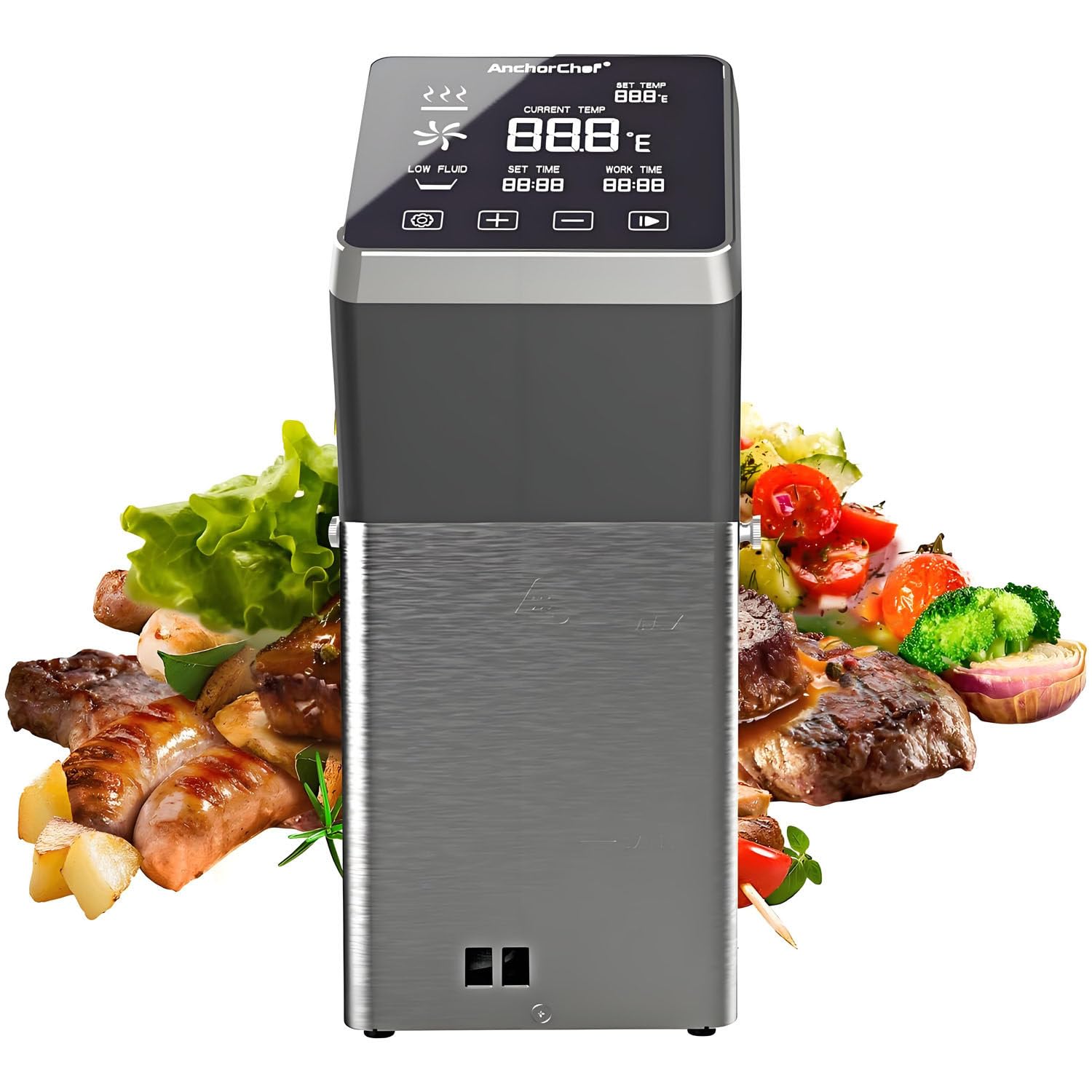 Cocina Sous Vide Profesional, máquina Sous Vide Comercial de precisión, Cocina con Temperatura y Temporizador precisos, Calentamiento rápido, para Chefs de restaurantes y hogares.