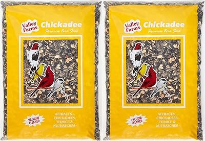 Valley Farms Chickadee Mix - Attract Cute Wild Birds Like Chickadee, Titmice, & Nuthatch! (Value 2-Pack 6 LBS Total)