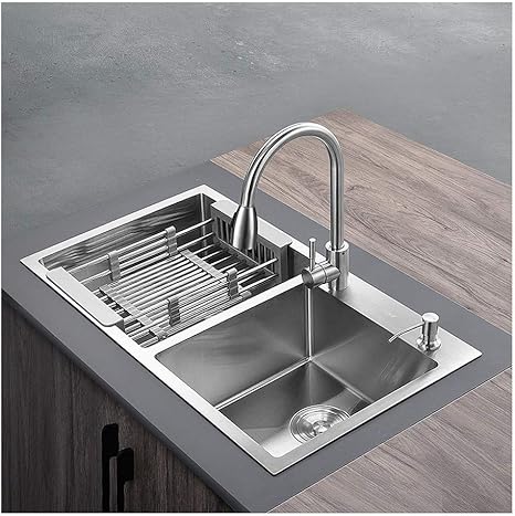 Amazon Com Dalizhai777 Double Bowl Thicken Double Slot Kitchen Sink Stainless Steel Kitchen Sink Double Slot Bar Or Kitchen Sink Three Ways To Install Kitchen Sink Size A Tools Home Amazon Com Dalizhai777 Double Bowl Thicken Double Slot Kitchen Sink Stainless Steel Kitchen Sink Double Slot Bar Or Kitchen Sink Three Ways To Install Kitchen Sink Size A Tools Home