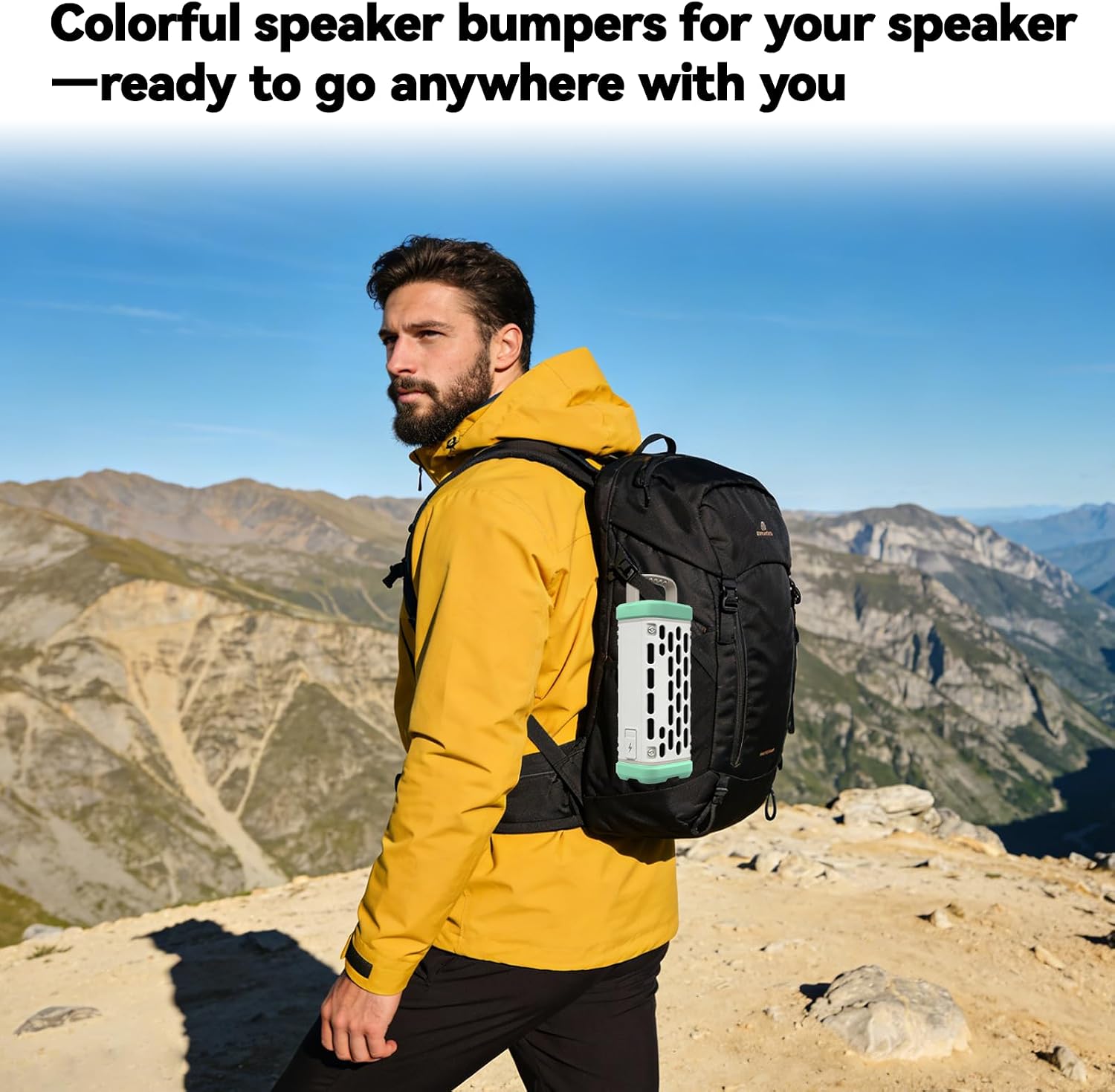  Bumper Protectors Compatible with Turtlebox Ranger (Green) | Silicone Protective Bumpers Shockproof, Impact-Resistant Anti-Slip thumbnail