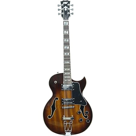 IYV IJZ-300 TSB Jazz Solid-Body Electric Guitar, Tobacco Sunburst