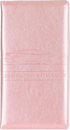 Miniatura 1 de Tarjeta de registro y seguro titular de documentos de coche cartera para auto remolque camión vehículo guantera organizadores registro y seguro