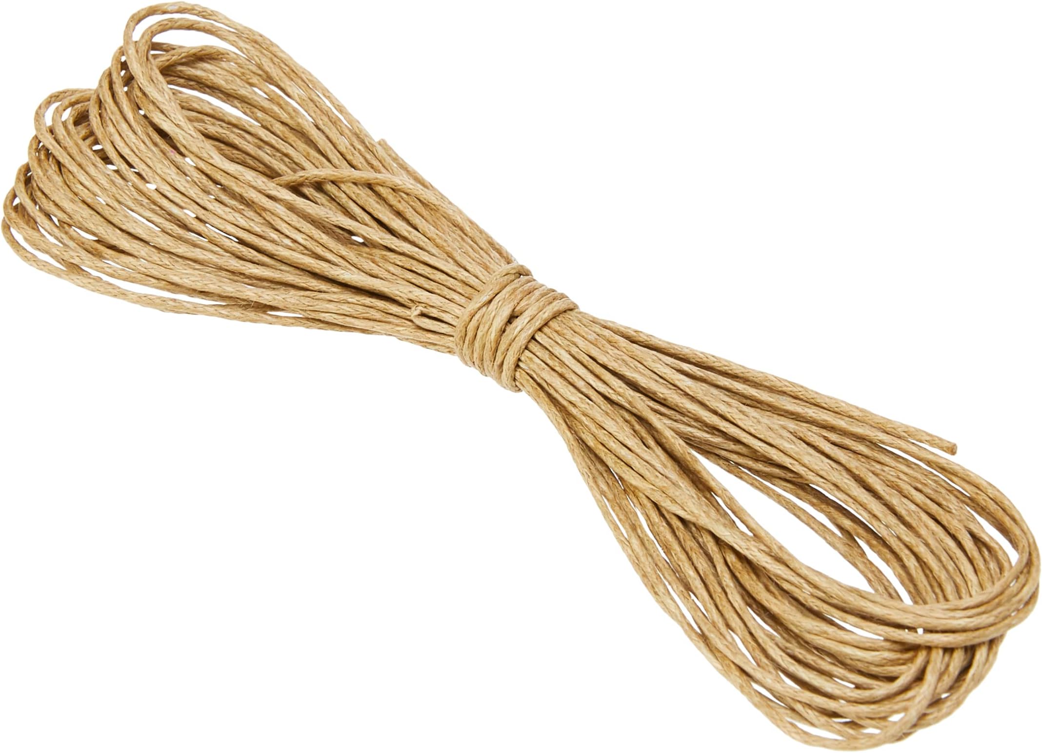 Kumihimo Cord Cotton Waxed ø 1 mm / 6 m Natural