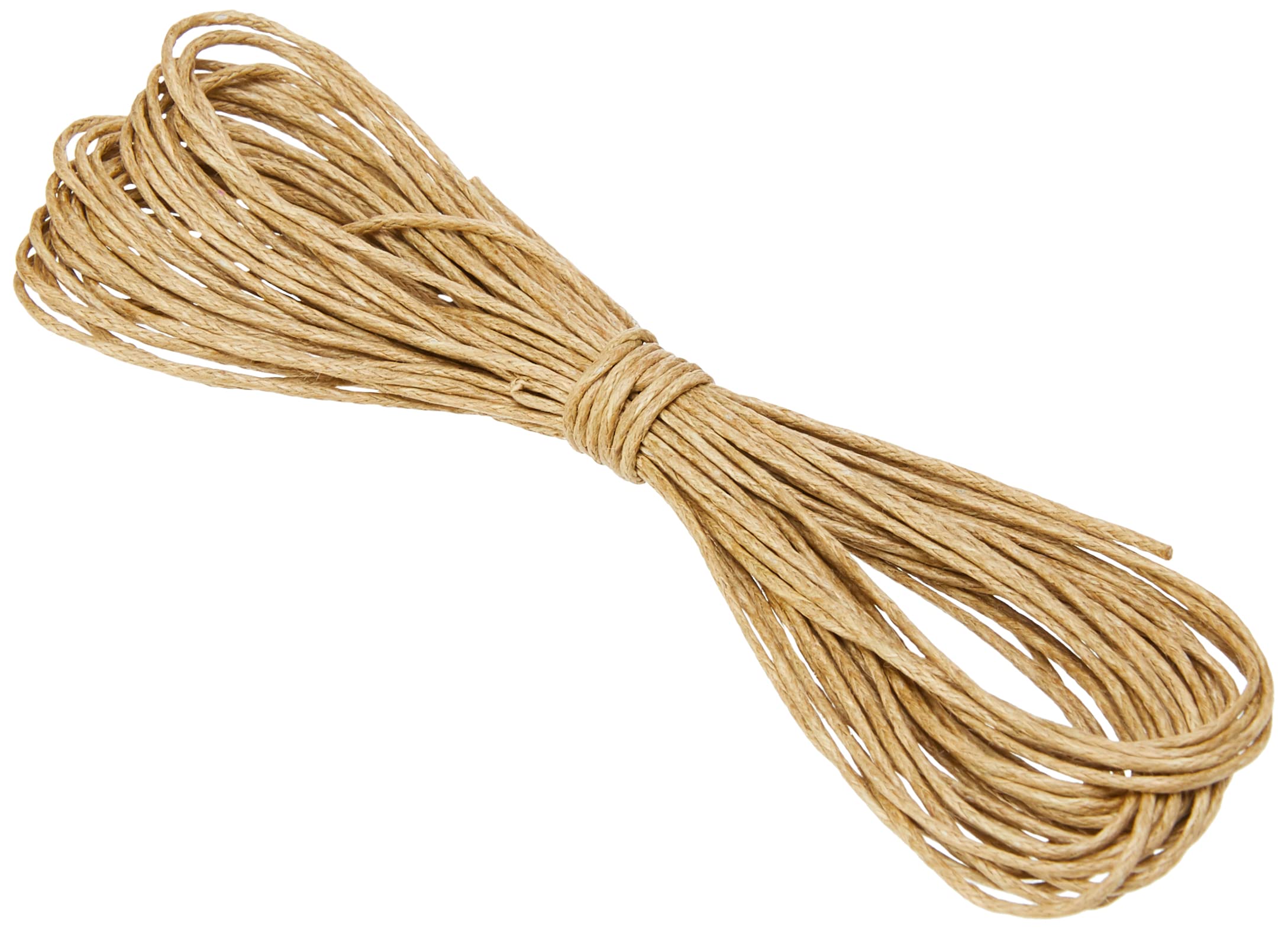 Kumihimo Cord Cotton Waxed ø 1 mm / 6 m Natural