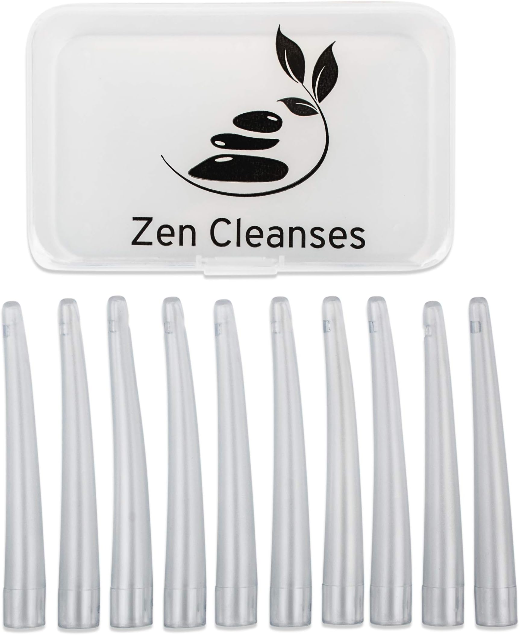 Enema Nozzle Tips for Reusable Enema Bag Kit (Box of 10)