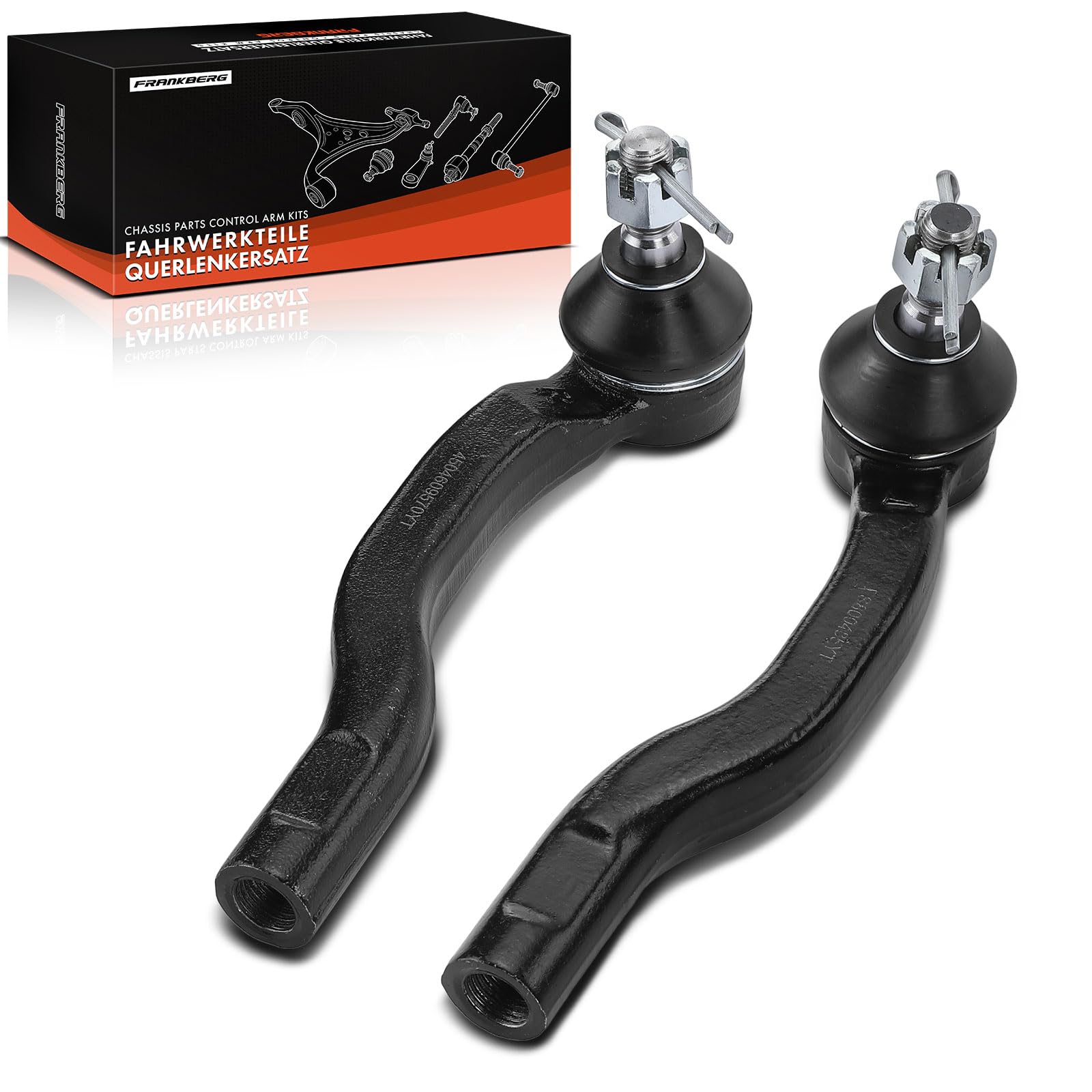 Frankberg 2x Rotule Direction Essieu Avant Compatible avec Au.r.i.s E18 E15 ADE15 NDE15 NRE15 ZZE15 1.3L-2.0L 2006-2018 C.o.r.o.l.l.a Berline E18 ZRE1 1.4L-1.6L 2013-2018 Remplacer# 4504719215