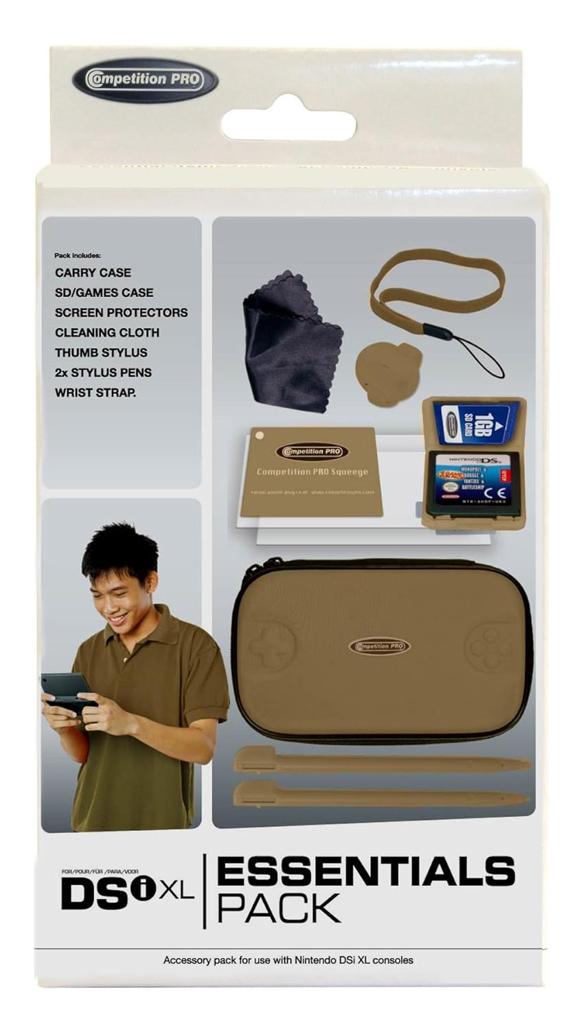 Competition Pro Essentials Pack Brown (Nintendo DSi XL)