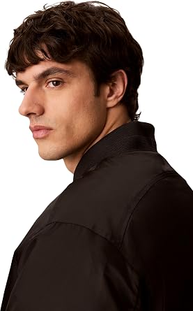 Calvin Klein Men's Ls Jeans Nylon Bomber Jkt Lv04rg505g Jackets (pack of 1)