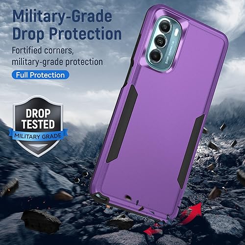 Miniatura 6 de Funda para teléfono Moto G Stylus 5G 2022, con protector de pantalla, probada contra caídas de grado militar, funda protectora resistente de
