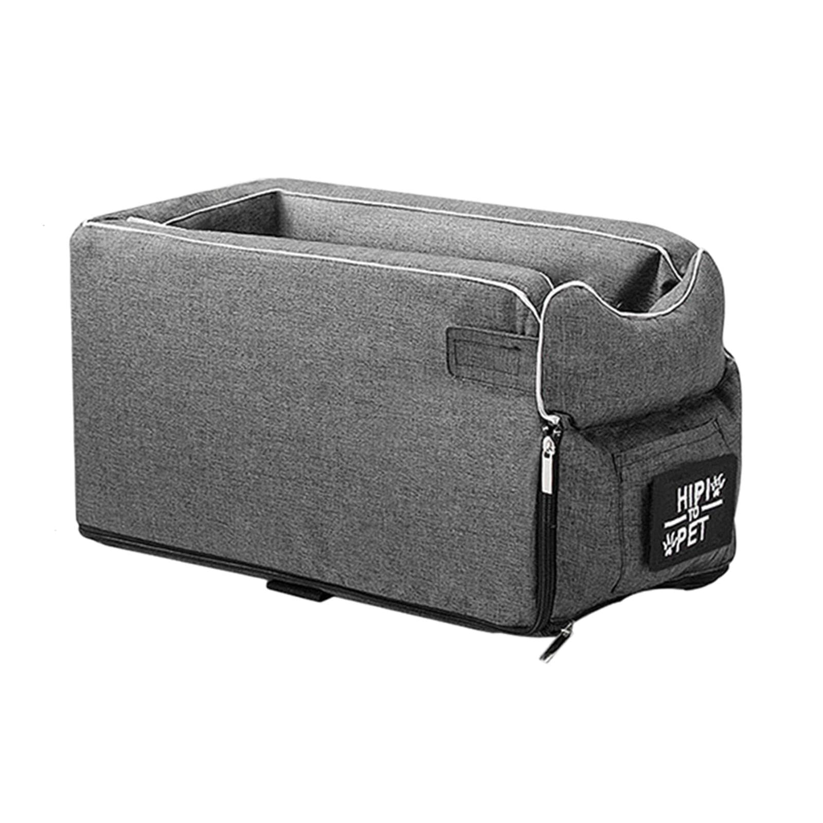 Enakshi Pet Car Booster Seat Carrier Carry Cage Carrying Dog Car Seat Square Gray |Pet Supplies | Dog Supplies | Car Seats & Barriers-image-29