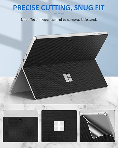 Miniatura 4 de MoKo Adhesivo para Microsoft Surface Go 3 10.5" 2021  Go 2 2020  Go 10" 2018, PU Tablet Funda protectora trasera para Surface Go 3  Go 2 2020  Go
