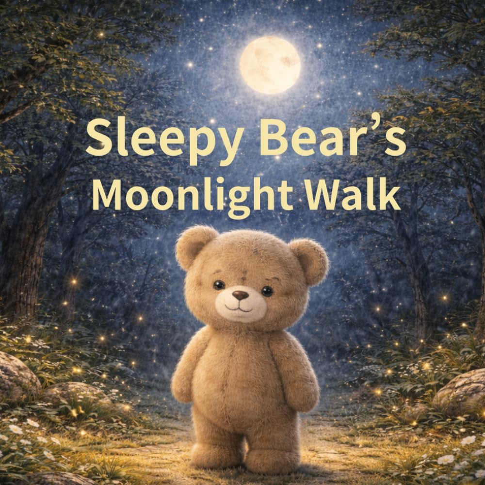 Sleepy Bear’s Moonlight Walk: A Gentle Bedtime Story for Kids Ages 2–5 to Help Them Sleep
