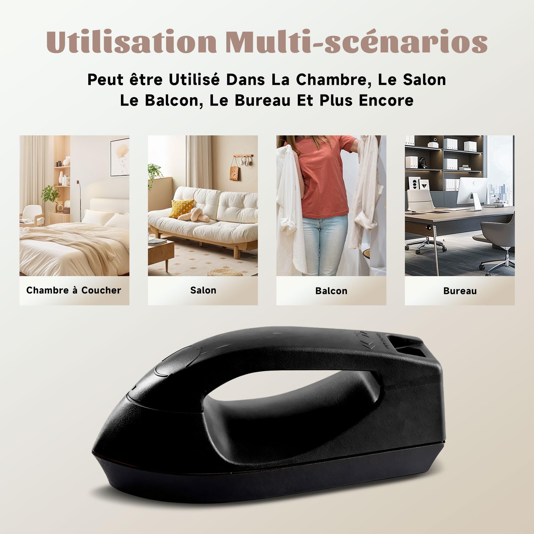 Fer à repasser – Primé Lépine 2025, fer à repasser abryos, defroisseur abryos, Compact et portable, Repassage express, partout avec vous (Bleu)