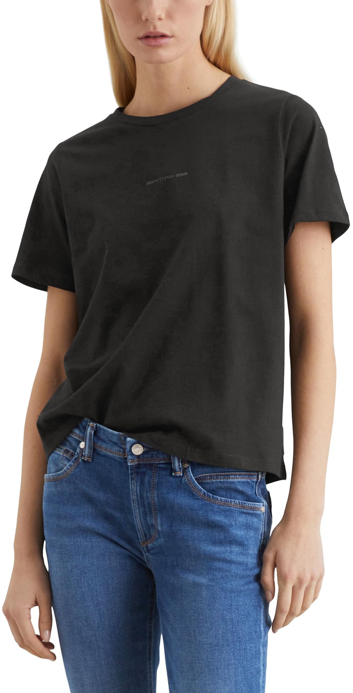 Marc O'Polo Denim Damen T-Shirt aus Bio-Baumwolle Regular Fit