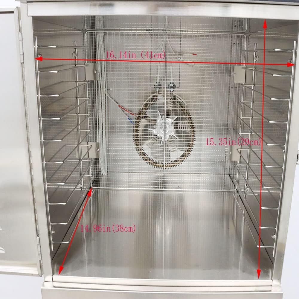 INTBUYING Stainless Steel 30 Layer Fruit Vegetable Pet Food Dry Machine Food Dehydrator 110V