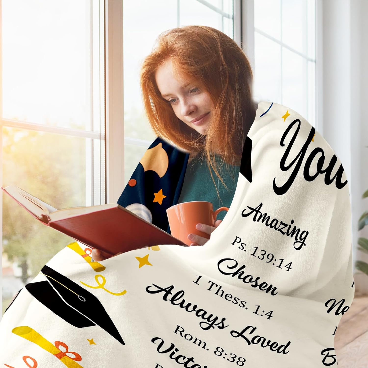 Class of 2026 Graduation Gift for Her Him, 2026 Graduation Throw Blankets, Senior 2026 Gifts for Daughter Son, Best Gift for High School Senior Night, Easter Brr Basket Stuffers, 50"*60" Blanket - Image 6