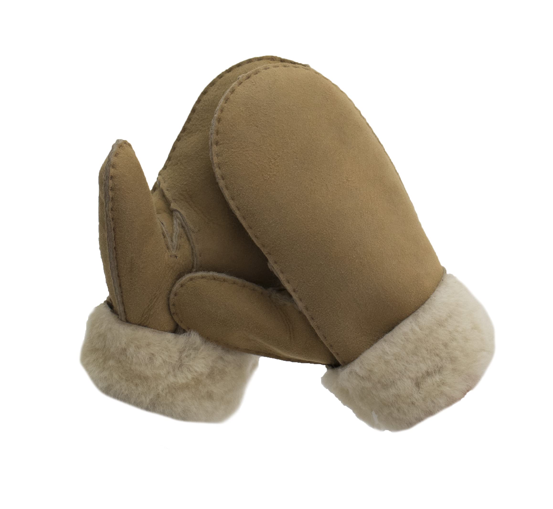 Reissner Lammfelle - Guantes - para Hombre Beige Beige XS