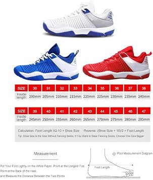 PHATM Men Women Indoor Court Shoe Fencing Competition Training Boots Competition Sport Fighting Shoes Wear-Resistant Competitive Shoe