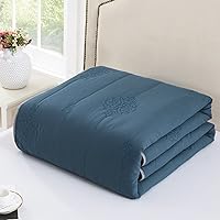 Vista 7 de Sophia & William Juego de edredón de 3 piezas con 1 edredón y 2 fundas de almohada, tamaño King, con patrones de diamantes de doble cara, acogedor