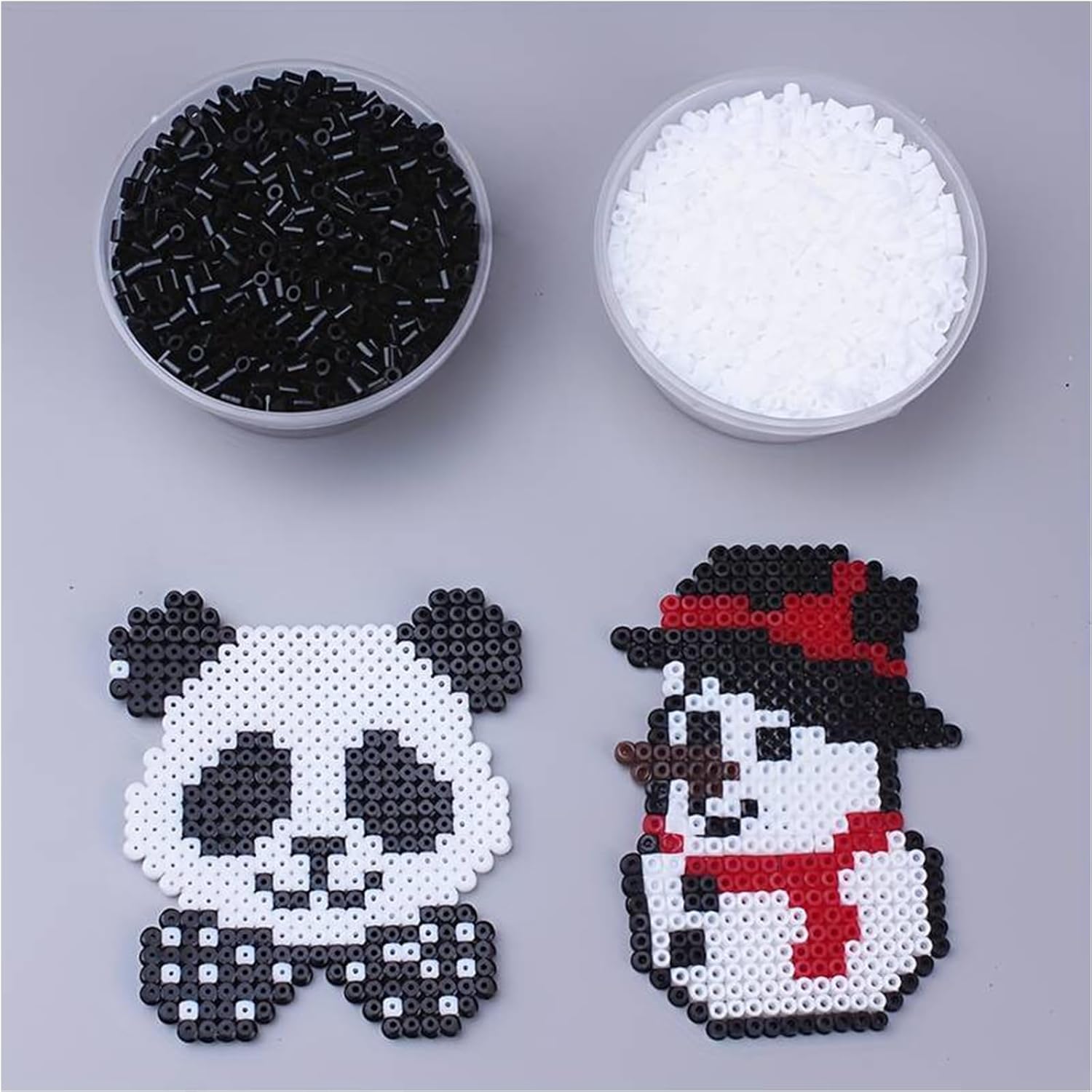 Fuse Beads 2000 Pieces 5mm Black Melty Iron Beads Compatible with Perler and Hama