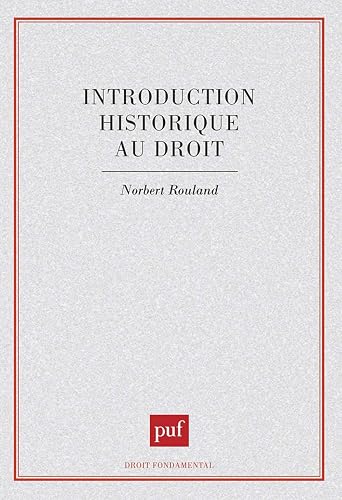 Introduction historique au droit