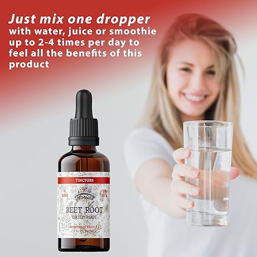 Miniatura 3 de FLORIDA HERBS Suplemento de raíz de remolacha  Absorción extra rápida de remolacha líquida  Extracto orgánico de tintura de raíz de remolacha, sin
