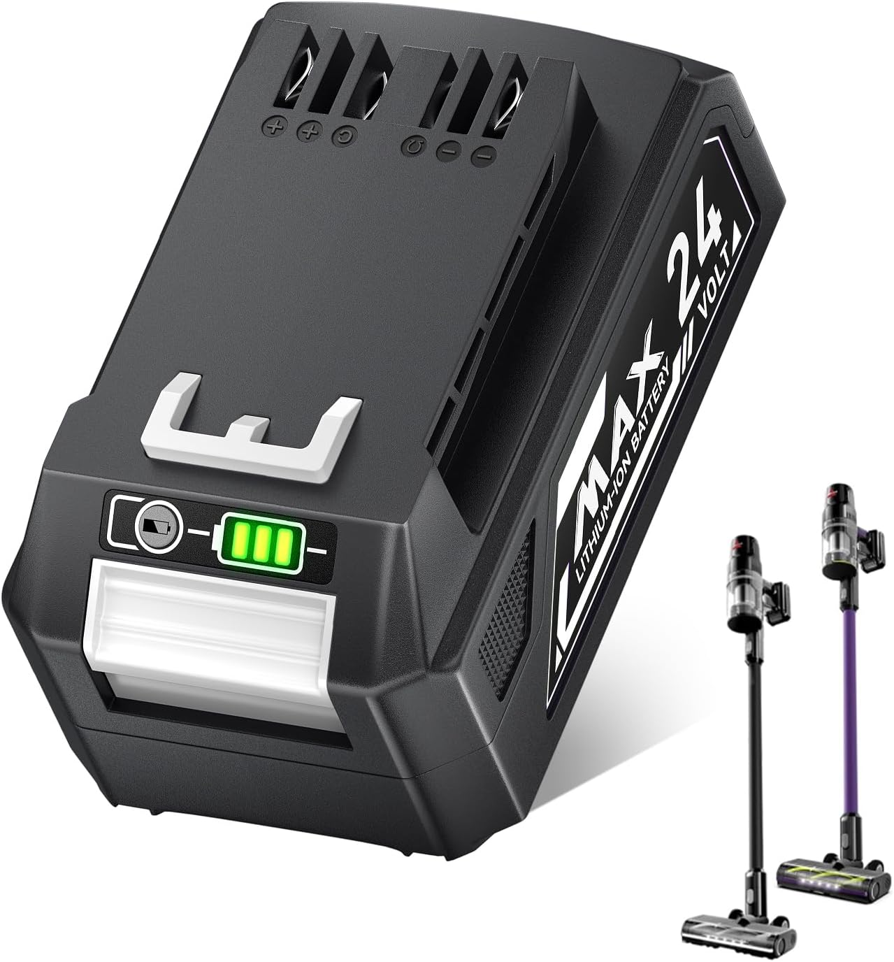 24V 6500mAh Battery for Bissell 24V Battery Compitable with Bissell Cleanview XR 200W & XR Pet 300W Stick Vacuum, for Bis Vacuum Cleaner 3789U, 3797V - 3X Long Runtime