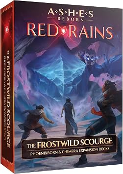 Plaid Hat Games Ashes Reborn Red Rains Frostwild Scourge Expansion Decks Phoenixborn & Chimera Set for 1-2 Players, Ages 14+ Requires Corpse of Viros & Master Set