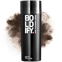 Vista 45 de BOLDIFY - Fibras de pelo para el cabello fino (gris), indetectables, botella de 2 onzas; oculta completamente la pérdida de cabello en 15 segundos