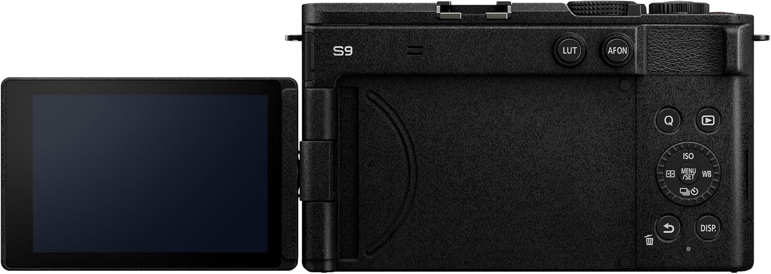 Panasonic LUMIX S9 Mirrorless Camera, 24.2MP Full Frame with Phase Hybrid AF, New Active I.S. Technology - DC-S9BODYK9 (Black)
