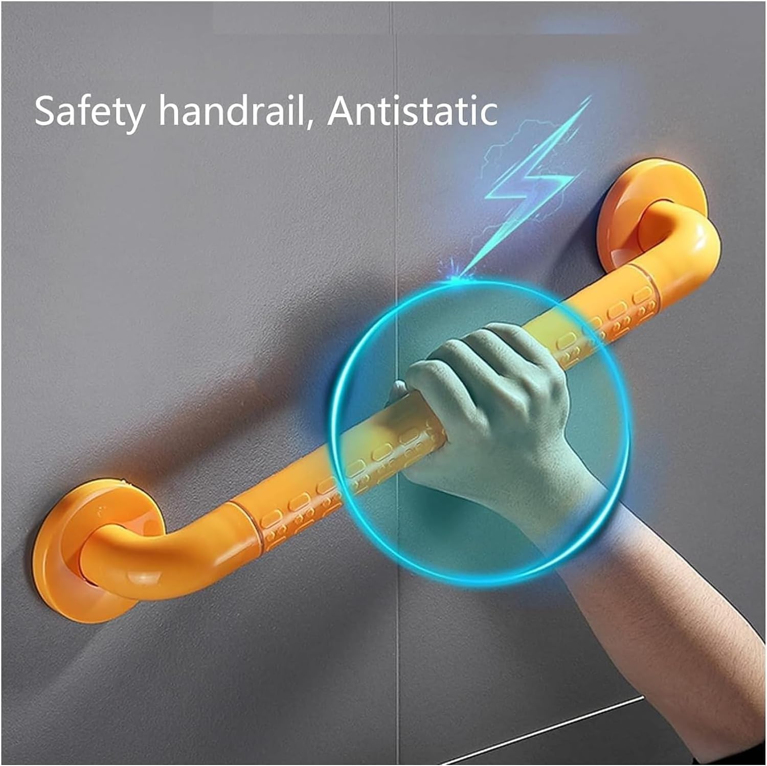 Maniglie per il bagno, maniglia di sicurezza antiscivolo, maniglioni a parete per doccia e vasca, supporto per anziani e disabili, barra di bilanciamento da 50 cm