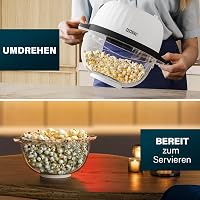Princess 4,5L Popcorn Készülék Keverőrudas Vaj Olvasztóval és Átlátszó Fedéllel 5