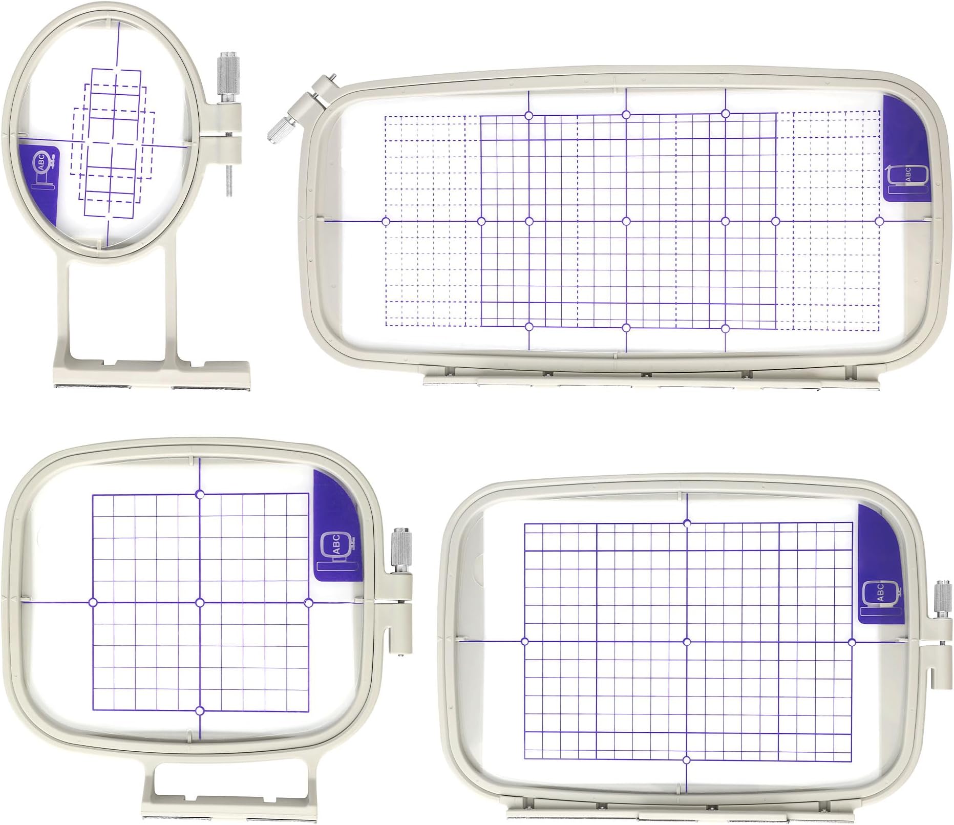 Embroidex 4 Hoops for Brother Innovís 2500D 1500D 2800D