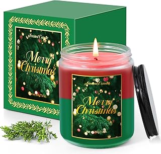Christmas Scented Candle, Christmas Decorations, Large Jar C