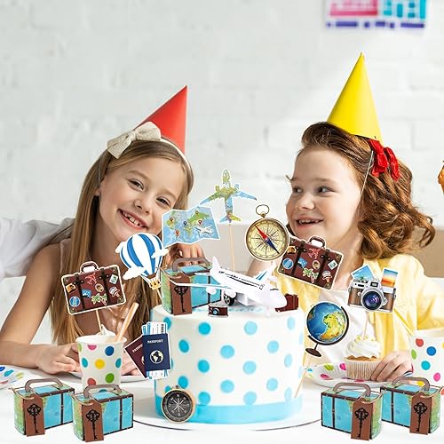 Miniatura 113 de Hooqict 26 piezas de decoraciones de pasteles de los años 80 y 90, decoraciones retro de los años 80 de hip hop con bolas de purpurina para cupcakes