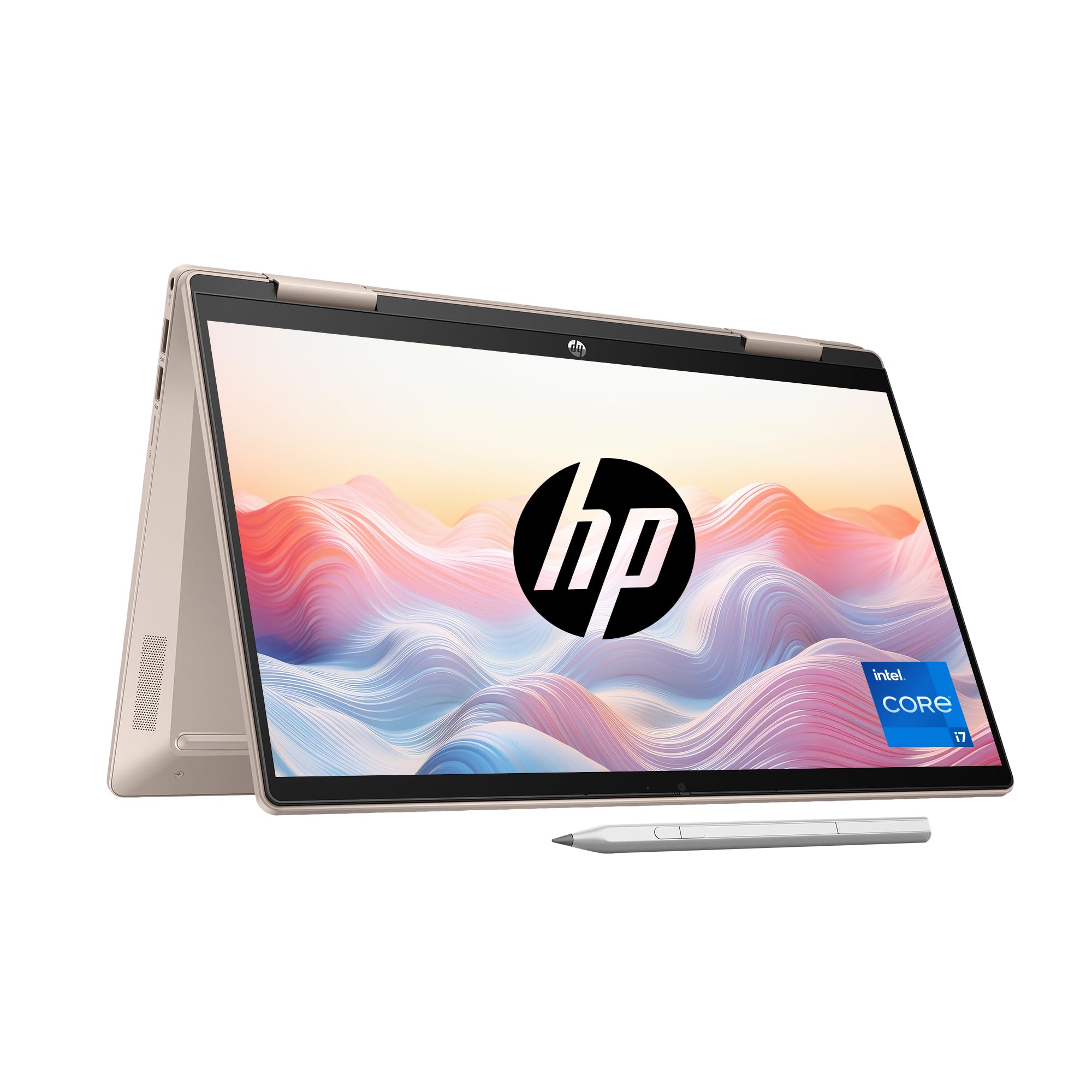 See full amazon price history chart for HP Pavilion x360, 13th Gen Intel Core i7-1355U, 14-inch (35.6 cm), FHD, Touchscreen, 16GB DDR4, 512GB SSD, FPR, 5 MP Camera, Backlit KB, Audio by B&O, Pen (Win 11, MSO 2021, Gold, 1.51 kg), ek1020TU HP Pavilion x360, 13th Gen Intel Core i7-1355U, 14-inch (35.6 cm), FHD, Touchscreen, 16GB DDR4, 512GB SSD, FPR, 5 MP Camera, Backlit KB, Audio by B&O, Pen (Win 11, MSO 2021, Gold, 1.51 kg), ek1020TU (B0CBBRTSCZ) Amazon Price History, Amazon Price Tracker